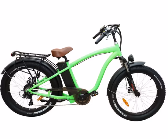 750W 4.5 Inch High Speed Fat Tire Electric Mountain Bike Cheap Man Beach Cruiser Bicycle