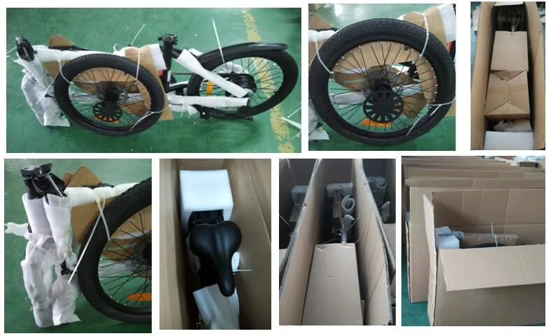 27.5 Inch Wholesale Full Suspension Hummer Foldable Lithium Hidden Battery Motor Mountain Electric Folding Bike 500W for Europe Market